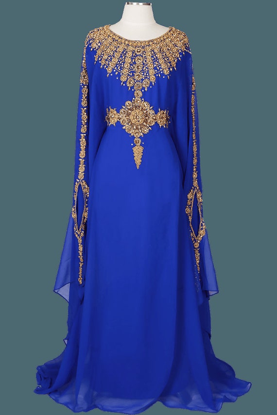 Dubai Elegante Caftano moderno Arabo Party Wear Marocchino | Etsy Italia