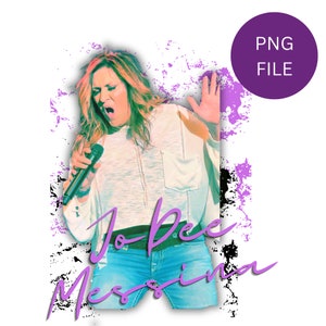 Jo Dee Messina PNG, Jo Dee Messina, Heads Carolina Tails California, Country Music PNG, PNG for sublimation, 90's Country