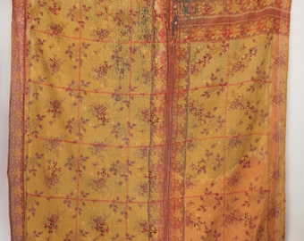 Atemberaubende indische Kantha-Steppdecke, hochwertige, superfeine Handarbeit, hergestellt in indischen Kantha-Quilts, meistverkaufte Boho-Kantha-Quilts