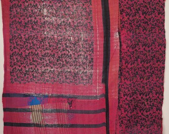 Atemberaubende indische Kantha-Steppdecke, hochwertige, superfeine Handarbeit, hergestellt in indischen Kantha-Quilts, meistverkaufte Boho-Kantha-Quilts