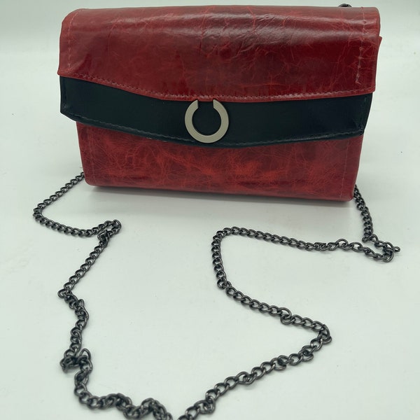 Moderne Clutch Tasche (Unikat) handmade by naeh-helminchen