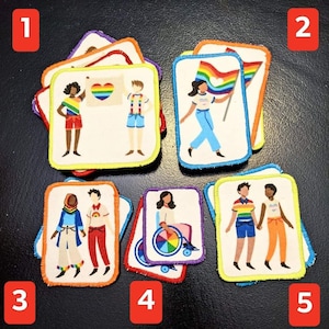 LGBTQ+ Pride Patches - Trans, Disabled, Wheelchair User, Hijab, Gay - Handmade, Queer Made Sew/Pin On Patches!!