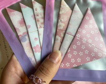Cherry Blossom origami bookmarks | Surprise pick