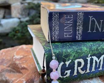 Gemstone String Bookmarks | Booklovers | Crystal Craft