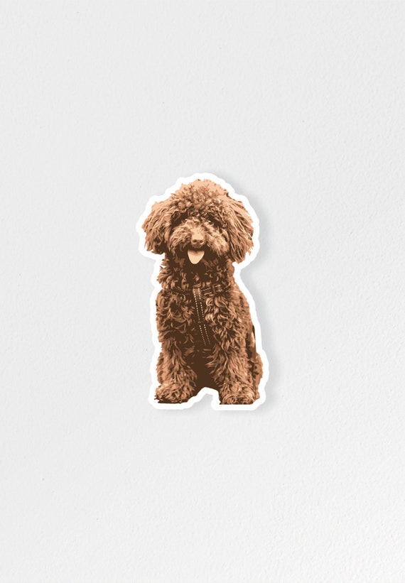 Poodle Luggage Cover (Toy Brown) Poodle Luggage Cover (Toy Brown)