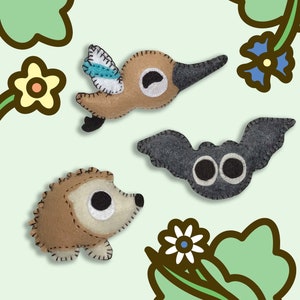 Simply Small Set of 12 Felt Animal Patterns PDF image 4