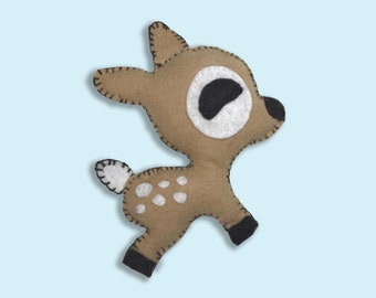 Dotty Deer Felt Animal Pattern PDF