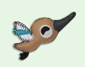 Zingy Hummingbird Felt Animal Pattern PDF