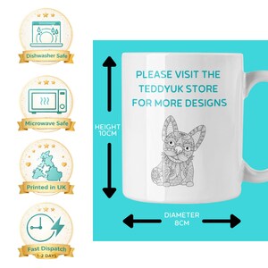 Personalised 21st Birthday Mug, Daisy Gift for 21 Year Old Female Bild 8