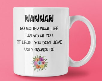 Mothers Day Birthday Nana Nannan Grandma Granny Framed Grandchildren Gift 