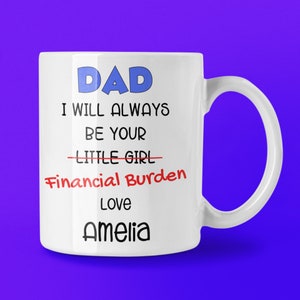 Funny Gift For Dads, Funny Fathers Day Gift, Funny Dads Birthday Gift, Funny Mug For Dad, Funny Present Ides For Dads, Gift From Daughter