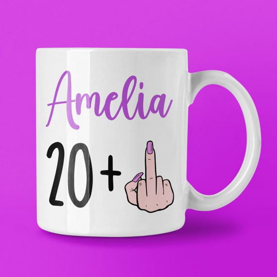 Personalised 21st Birthday Mug, Funny Gift For Her