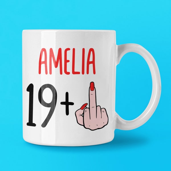 Funny 20th Birthday Gift, Personalised 20th Birthday Mug, Gift For 20 Year Old, Daughter 20th Birthday Present, 20th Gift Idea For Her