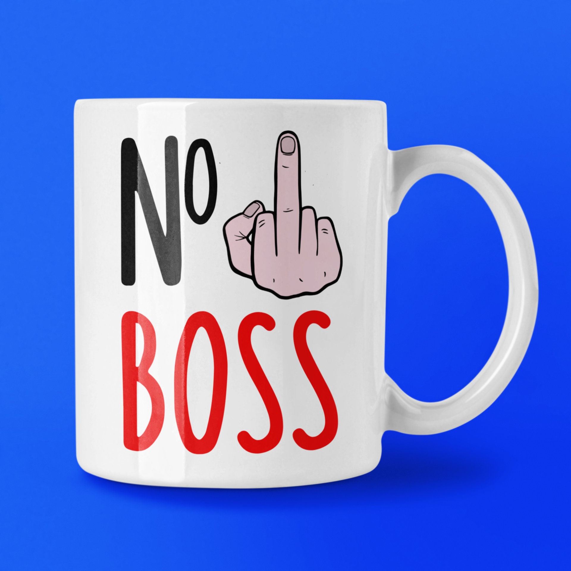 Number Boss Mug UK