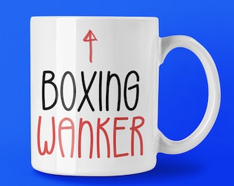 Funny Boxing Mug, Rude Adult Humor Gift