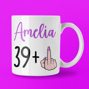 40th Birthday Mug, 40th Birthday Gift, Personalised 40th Birthday Mug, Womens 40th Birthday Gift, Funny Gift For 40 Year Old Woman Born 1983