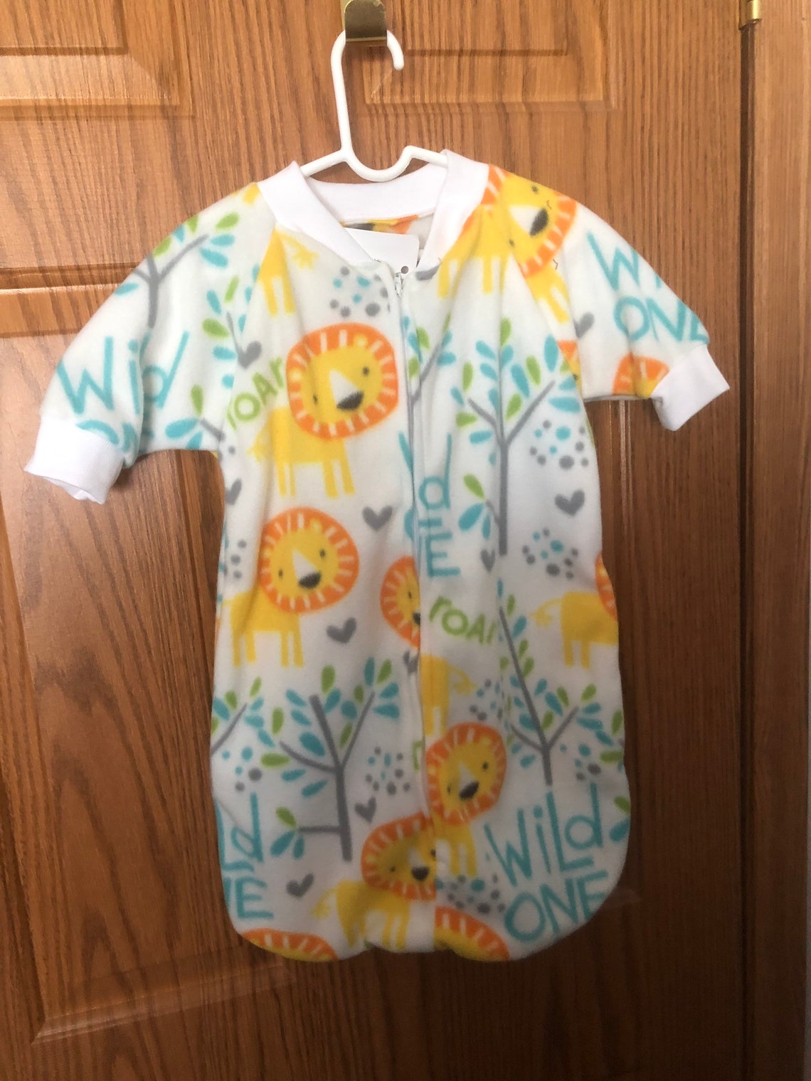 Newborn Fleece Baby Sleep Sacks Etsy UK