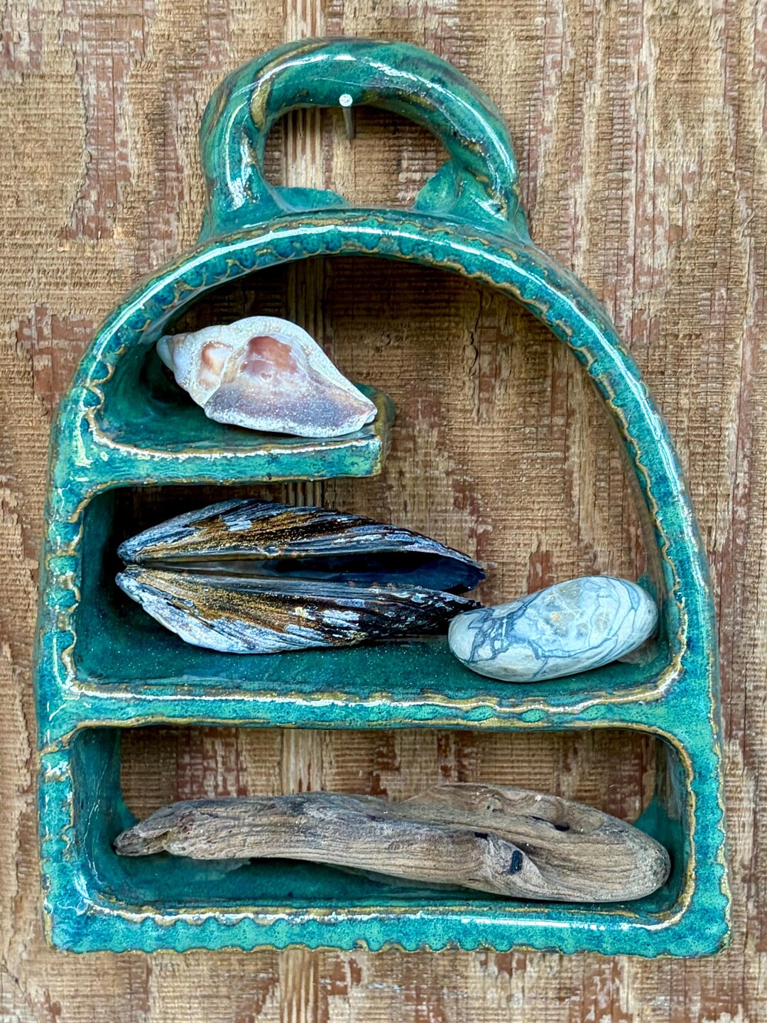 Handmade Ceramic Wall Shelf - Etsy