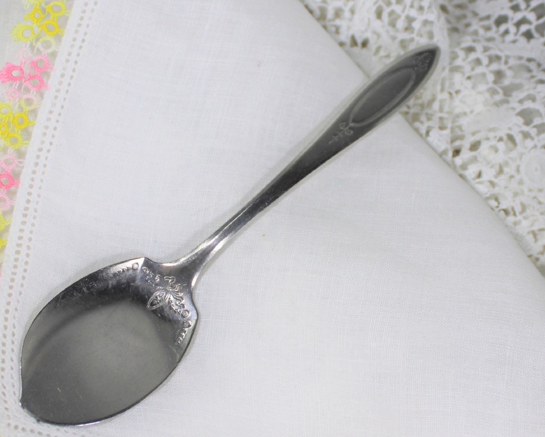 Oneida Community Silver Plate Jelly Server Spoon adam Pattern Etsy