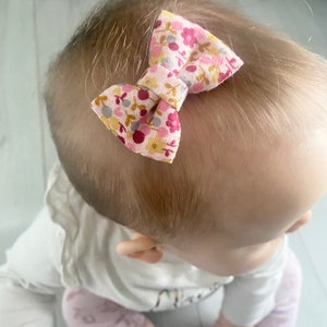 Anti-slip magic barrette knot baby girl child fine long short hair, birth birthday gift ceremony hair accessory image 5