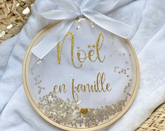 Tambourin décoration de Noël | Décoration Intérieure | Noël en famille