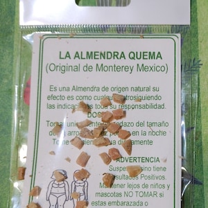 LA almendra Quema Grasa 15 30 pedazitos un mes  Almendra de Monterey THE almond LIMITED quantities