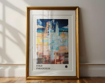 Abstrakte Wand Kunst Druck, Art Print, Wohnzimmer, Büro, Haus, Meisterzimmer, Wanddekoration, Weihnachtsgeschenke, Geschenk für Sie, Bunt