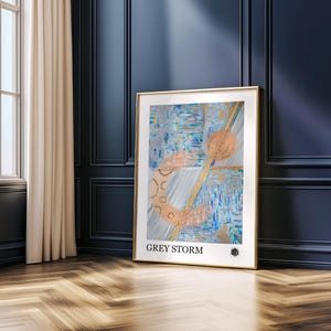 Abstrakte Wand Kunst Druck, Art Print, Living Room, Office, House, Master Room, Wanddekoration, Weihnachtsgeschenke, Geschenk für Sie, Grau