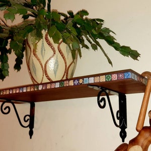 Wall shelf, wild oak, Marrakesh. Available in 20 or 15 cm depth.