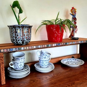 Marrakech standing shelf. Solid wild oak. In natural, oiled or light with beeswax.