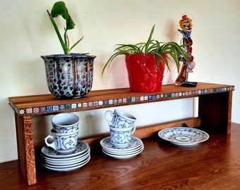 Marrakech vrijstaande plank. Massief wild eikenhout. Verkrijgbaar in naturel, geolied of lichte afwerking met bijenwas. Aanpasbaar.