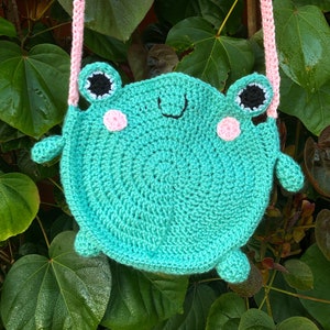 Frog Crossbody Bag - Crochet Pattern