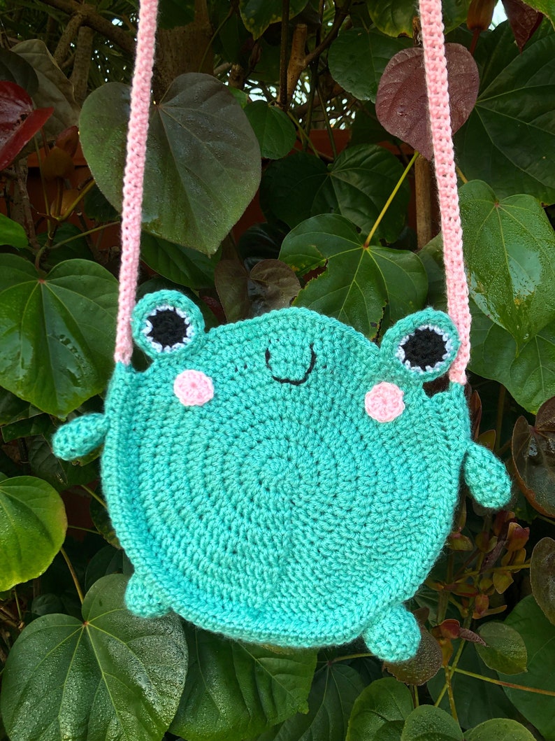 Print Pattern Frog Crossbody Bags