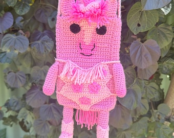 Pink Pony crochet bag PATTERN - Chappell Roan inspired