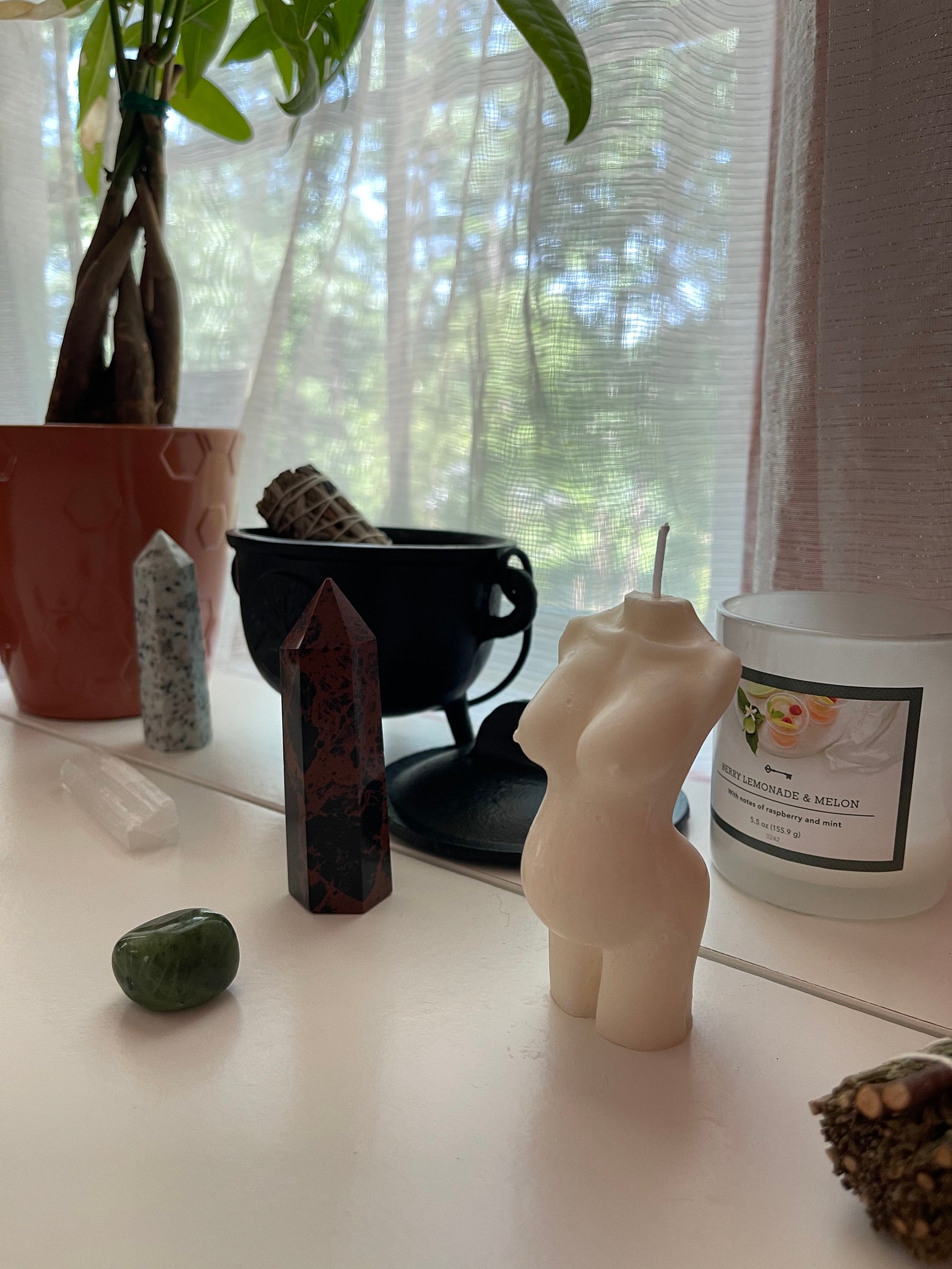 Manifestation Pregnant Woman Candle Etsy