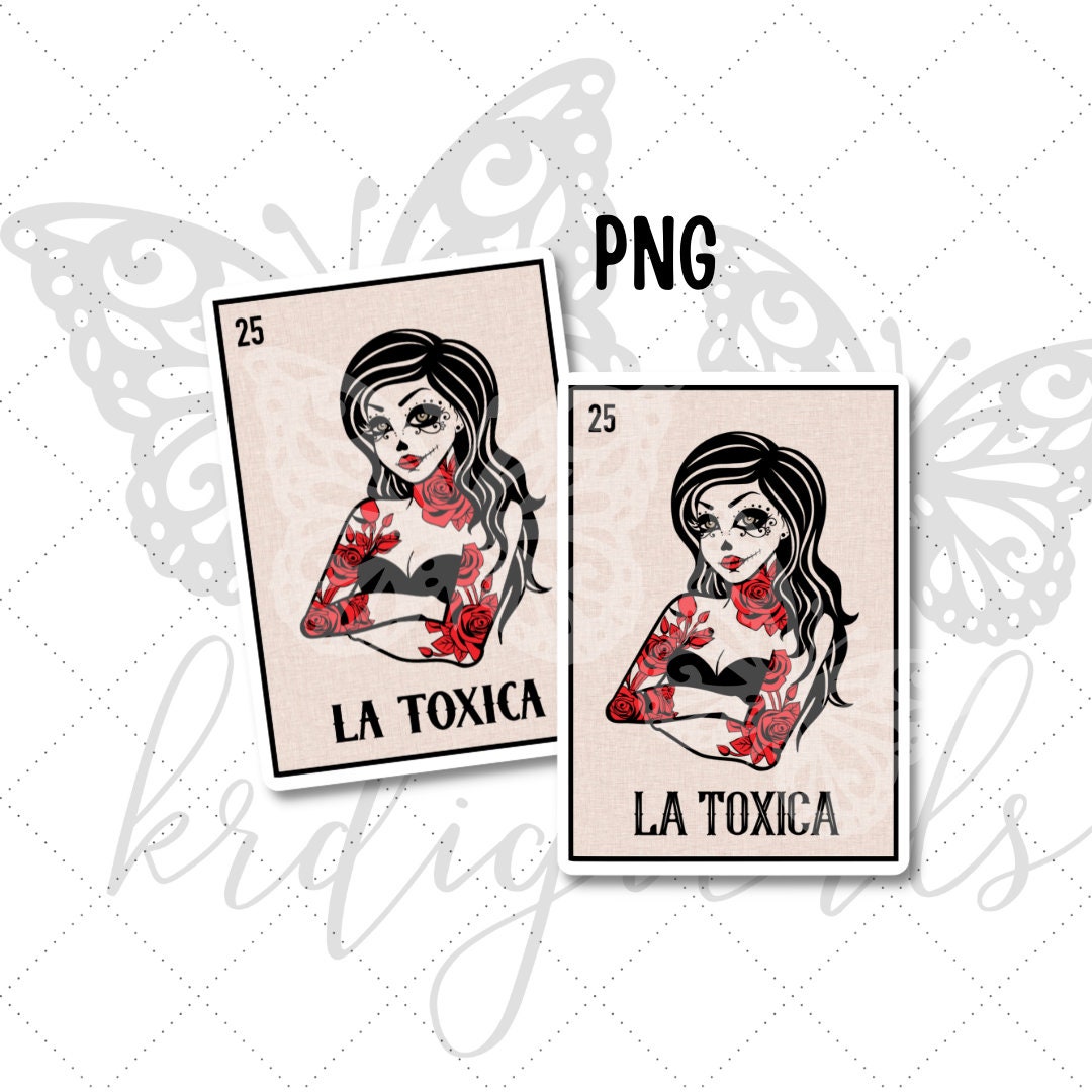La Toxica Loteria Card PNG - Etsy