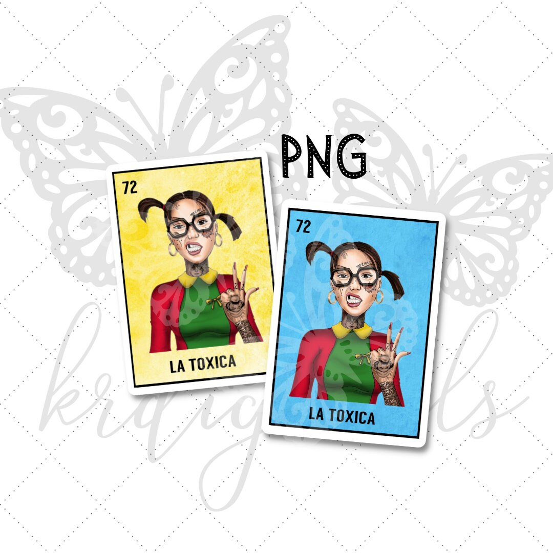 La Toxica Chilindrina Loteria Card PNG - Etsy Israel