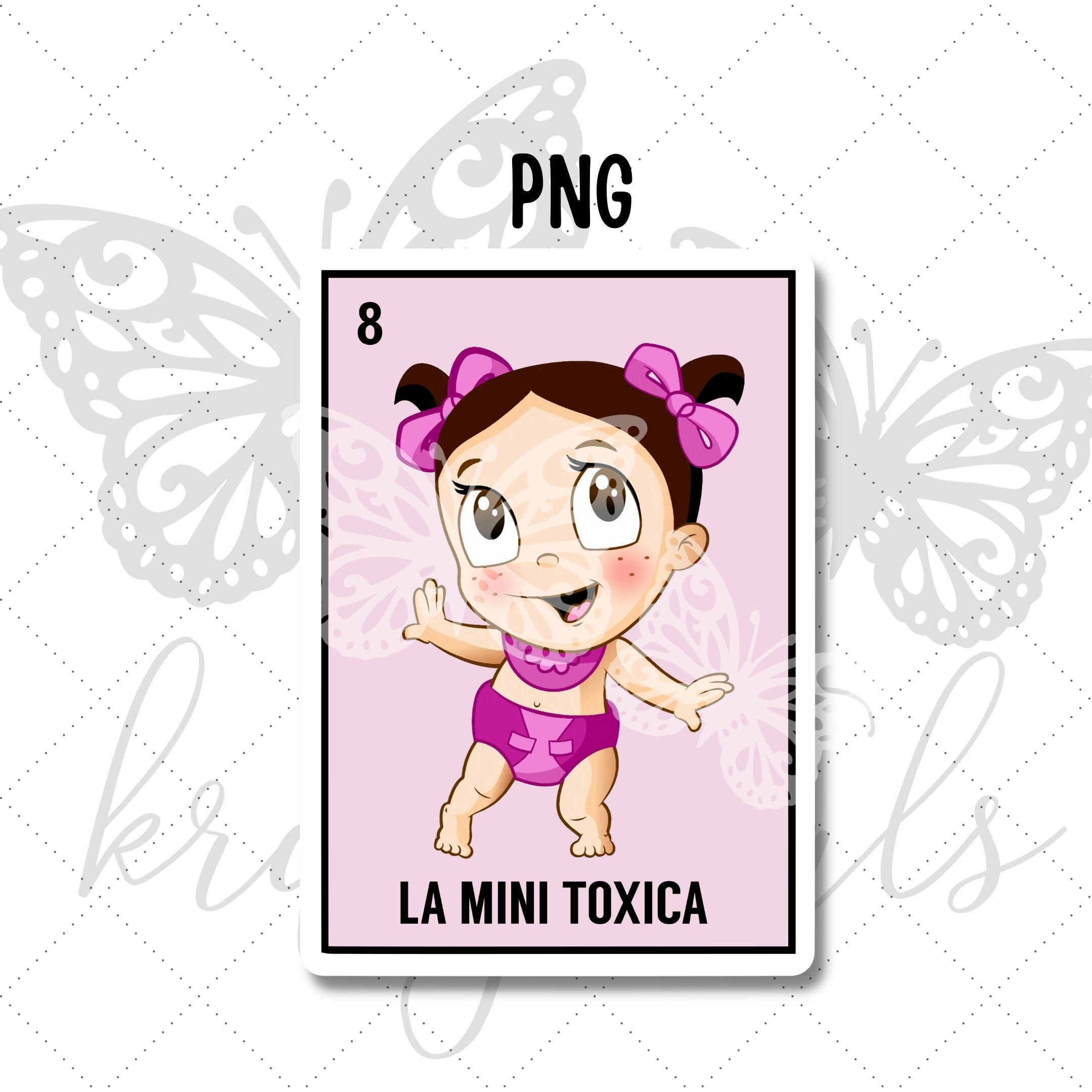 La Mini Toxica Popis Loteria Card PNG - Etsy