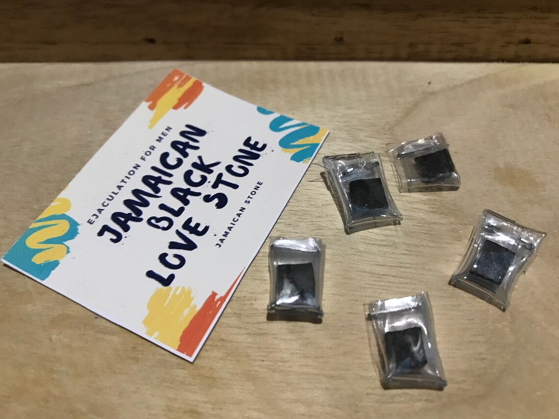 Original Jamaican StoneBlack love stone Etsy