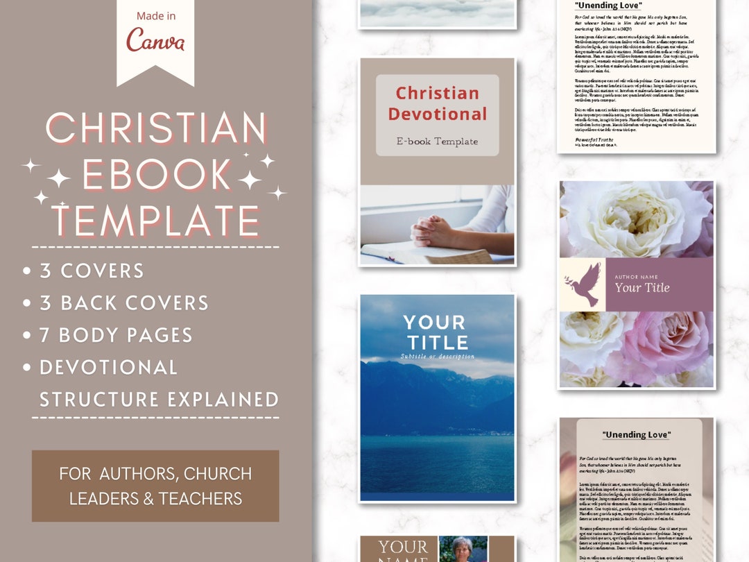 Devotional Template Christian Ebook Template Prayer Book Ebook Template Devotional Template Christian Ebook Template Prayer Book Ebook Template