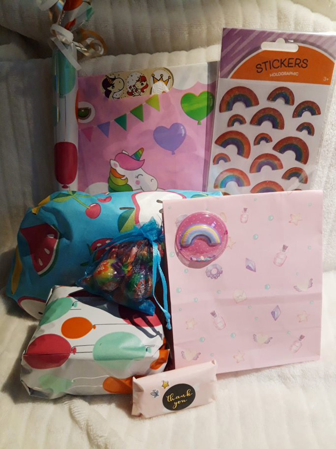 Cute Rainbow/Unicorn Mystery Box Etsy