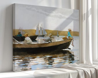 Winslow Homer Painting: Boys in a Dory - Vintage Canvas Art Print