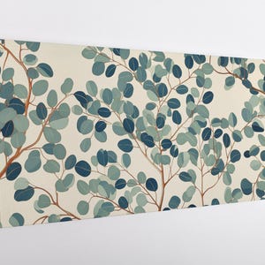 Eucalyptus Leaves Wall Art, Minimalist Botanical Canvas Print, Modern Home Decor, Nature Inspired Artwork, Greenery Print