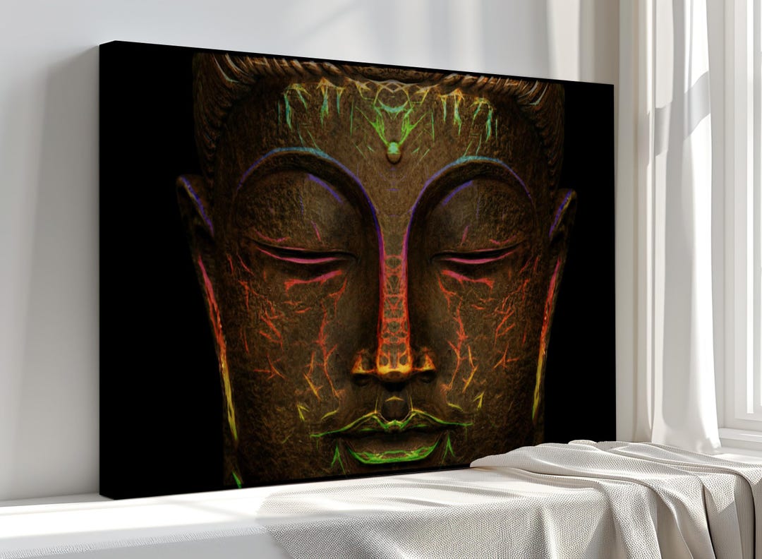 Buddha Canvas Print | Spiritual Wall Art, Meditation Decor, Zen Art for ...