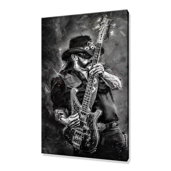 Lemmy Motorhead Ace of Spades Canvas Print Picture Wall Art Free Fast Delivery