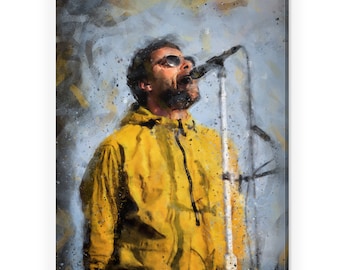 Oasis Liam Gallagher Canvas Print Picture Wall Art Customised Gift Fast Delivery
