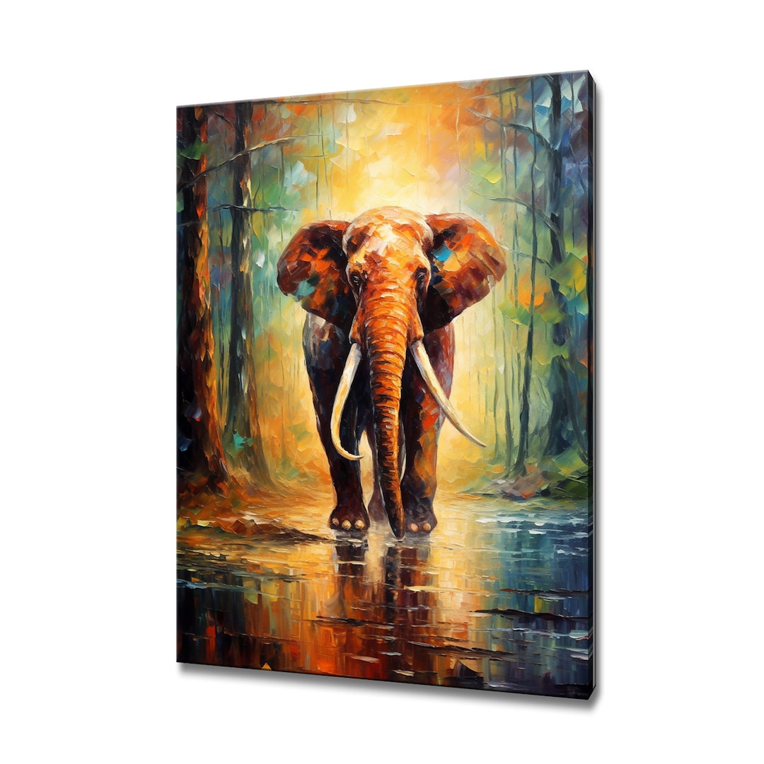 Erstaunlich Elefant Bild Leinwand Fotos