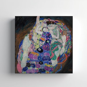 The Virgin Canvas Print | Classic Painting Reproduction | Wall Art Decor | Home Décor Masterpiece by Gustav Klimt