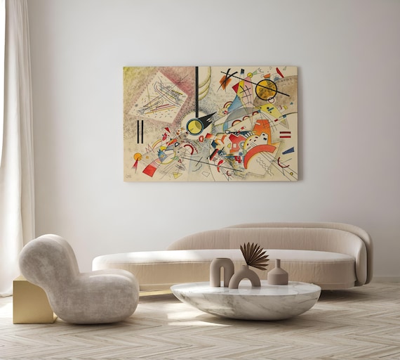 Ohne Titel 1923 Abstract Wall Art by Wassily Kandinsky – Modern