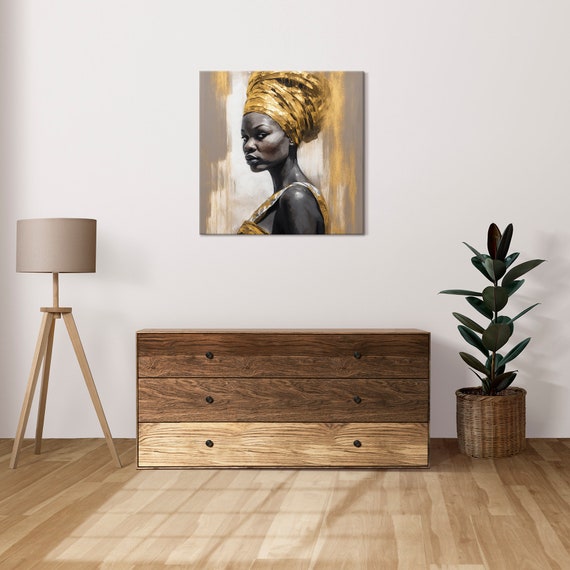 EYEZER Stampa artistica da parete con donna africana
